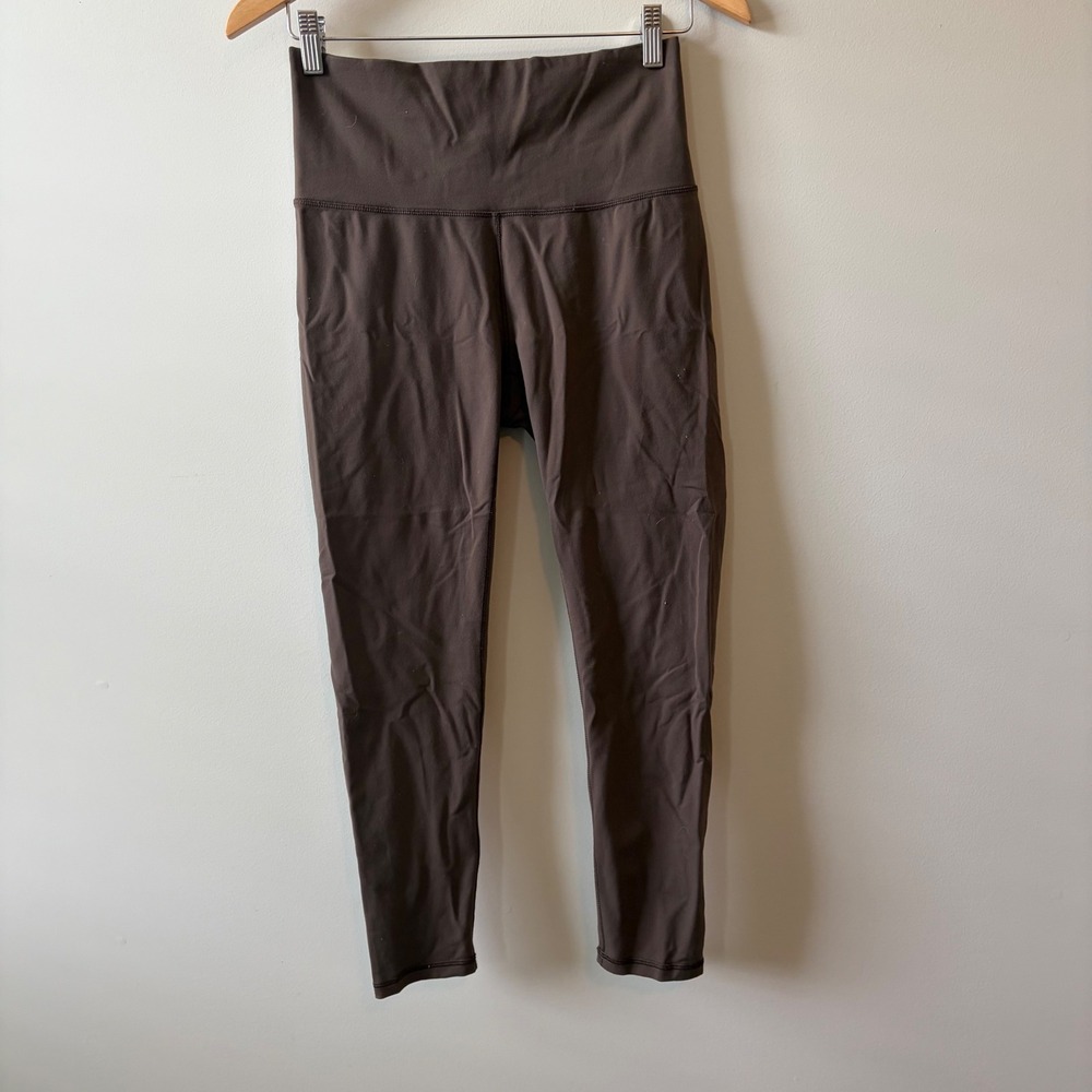 CALIA Women Brown High Rise Cropped Athletic Leggings Size M RN104141